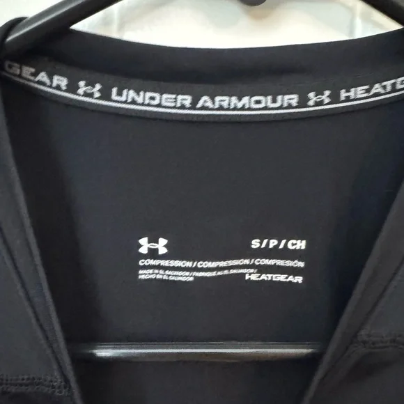 Under Armour Black Compression Tank heat gear men’s size small A - Picture 3 of 4